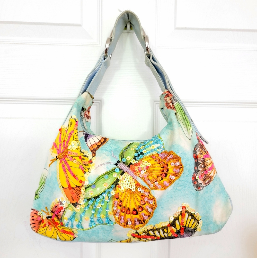 Cute Colorful Butterflies Shoulder Bag